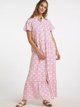 Платье макси с принтом по всей поверхности Izia, розовый