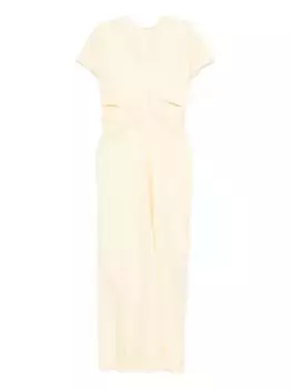Платье макси с приспущенной талией TOTEME, нейтральный