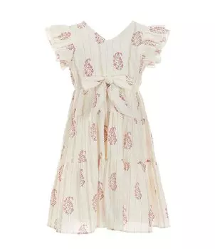 Платье макси с развевающимися рукавами A Loves A Little Girls 2T-6X, слоновая кость