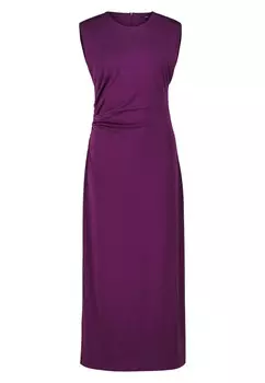 Платье макси с рюшами Zero, фиолетовый