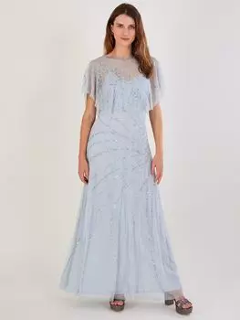 Платье макси с украшением Monsoon Sienna, облако