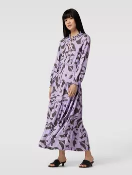 Платье макси с узором по всей поверхности, модель «Элли» Better Rich, сиреневый