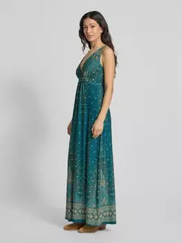 Платье макси с V-образным вырезом Apricot