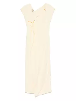 Платье макси с вставками Plan C, желтый