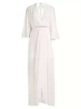 Платье макси с вырезами Akila Pliss Significant Other, белый