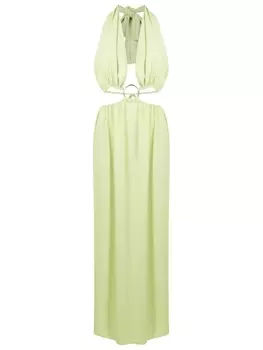 Платье макси с вырезами Olympiah, зеленый