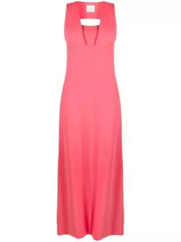Платье макси с вырезом Alysi, розовый