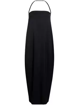 Платье макси с вырезом халтер Another Tomorrow, черный