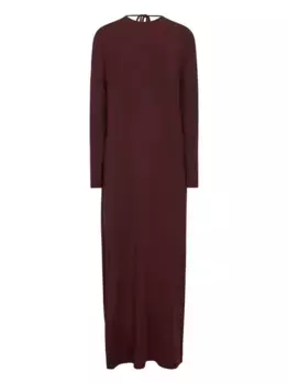 Платье макси с завязкой на шее Uma Wang, красный