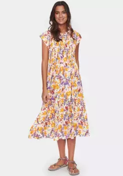 Платье макси Saint Tropez "GislaSZ Maxi Dress", цвет Ice Flower Art