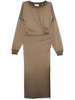 Платье макси Salomon MARANT TOILE, коричневый