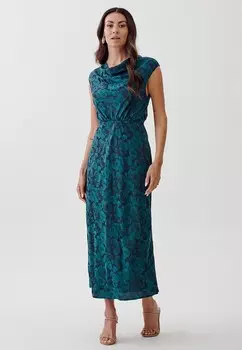 Платье макси SANTINA TUSSAH, темно-зеленый