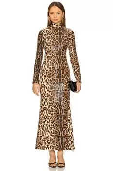 Платье макси saylor Runaway The Label, мультиколор