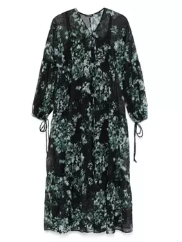 Платье макси Scotch & Soda Fil Coupe, черный