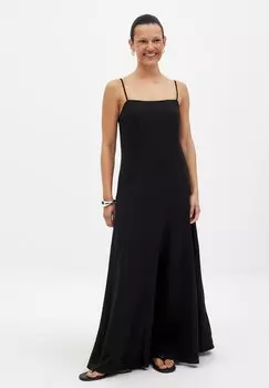 Платье макси SEAM DETAIL NA-KD, черный
