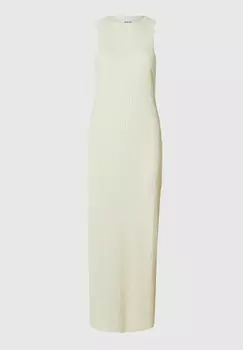 Платье макси Selected Femme, бежевый