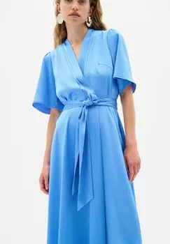 Платье макси SENDRA InWear, темно-синий