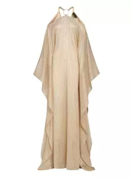 Платье макси Sepik в полоску Taller Marmo, нейтральный