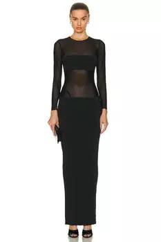 Платье макси Ser.O.Ya Silver, черный