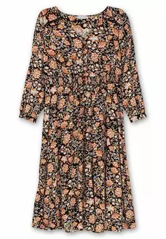 Платье макси Sheego, черный