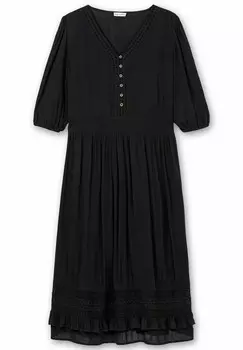 Платье макси Sheego, черный