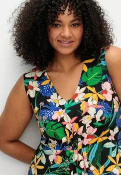 Платье макси Sheego, черный