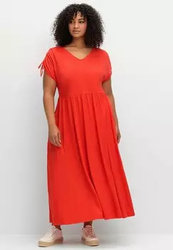 Платье макси Sheego, красный