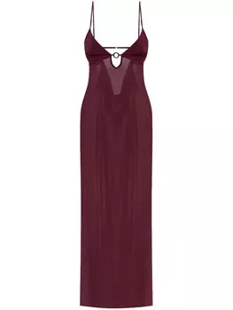 Платье макси Синди с открытыми плечами Bond-eye, красный