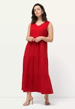 Платье макси SLEEVELESS Ulla Popken, красный
