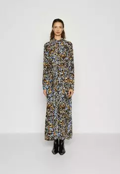 Платье макси SLFIRENE ANKLE SHIRT DRESS Selected Femme, цвет black