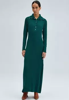 Платье макси SNAP BUTTON DETAILED Touch Priv, зеленый