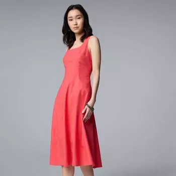 Платье макси со швами Petite Simply Vera Vera Wang, цвет kauaioral