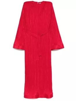 Платье макси со складками Atu Body Couture, красный