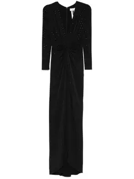 Платье макси со стразами NISSA, черный