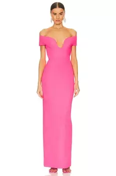 Платье макси SOLACE London Marlowe, цвет Ultra Pink