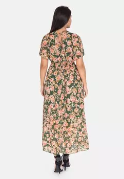 Платье макси SOMMER Elara, зеленый