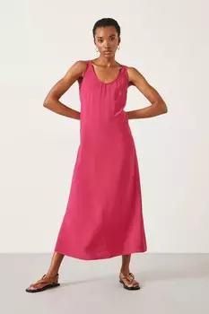 Платье макси Sophie с овальным вырезом Hush, розовый