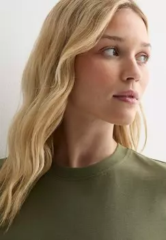 Платье макси SPLIT HEM MIDAXI New Look, хаки