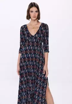 Платье макси Springfield, синий