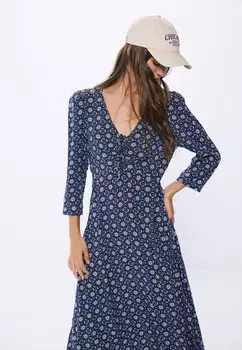 Платье макси Springfield, синий