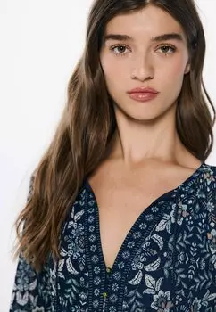 Платье макси Springfield, синий