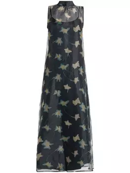 Платье макси STAUD Albee, черный