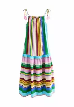 Платье макси STRAPPY DROP WAIST TIERED Next, розовый