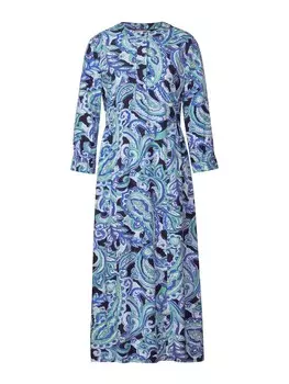 Платье макси STREET ONE Dress, цвет navy/aqua/pastel blue