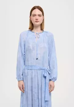 Платье макси SUNBLEACH TIER DRESS MICHAEL Michael Kors, синий