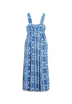 Платье макси Superdry Dress, синий