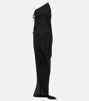 Платье макси Taco RICK OWENS, черный