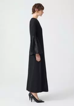 Платье макси TAFFETA SLEEVE DETAILED Touch Priv, черный