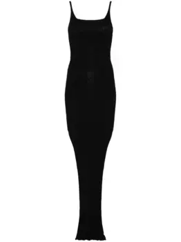 Платье макси Tank Rick Owens, черный
