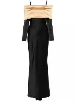 Платье макси Tanya V:PM ATELIER, черный